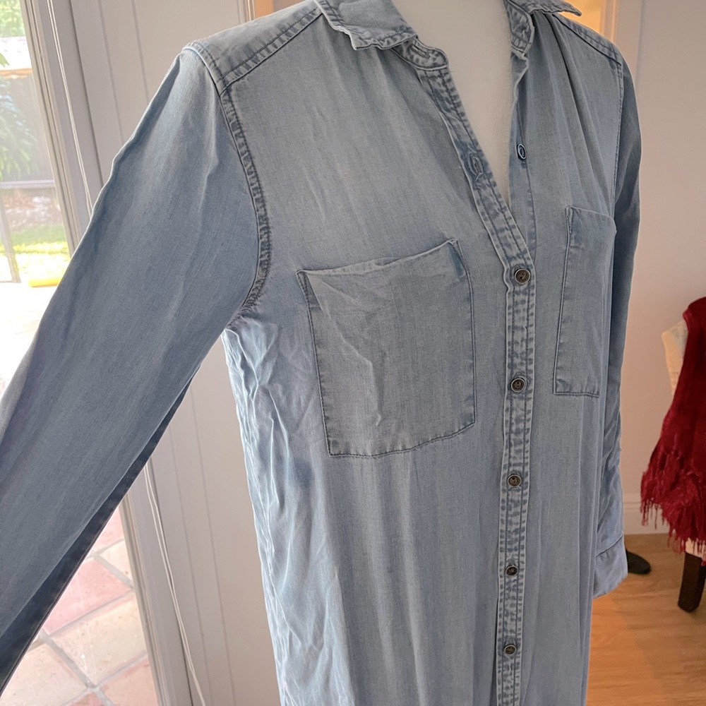 Soft denim dress